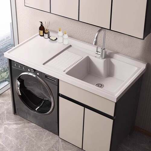 Balcony Washing Machine Cabinet Combination Space Aluminum