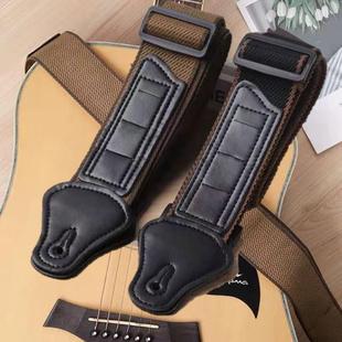 Guitar Strap Thickened Grid Pick Strap Folk Electric Guitar