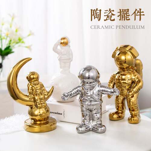 Creative Nordic Ceramic Planet Spaceman Ornaments