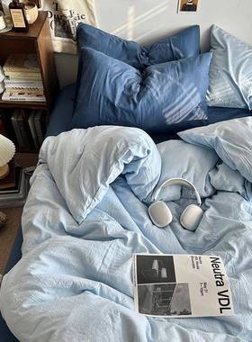 Bedding four-piece washable cotton bed sheet quilt cover