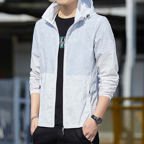 Outdoor Ice Silk Sun Protection Clothing Men's Summer Thin