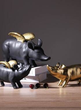 Nordic year of the pig creative living room decoration