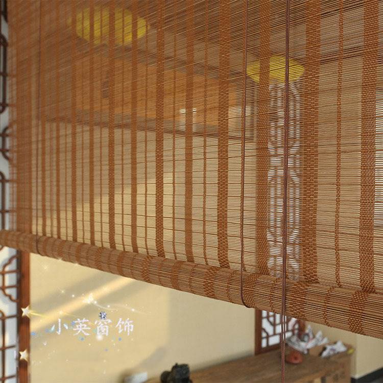 Thin Bamboo Curtain Bamboo Partition Door Curtain Japanese