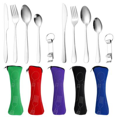 Amazon hot selling stainless steel knife, fork and spoon