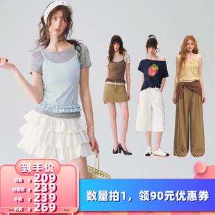 【所有女生的衣橱直播间】SOMESOWE 短袖/牛仔裙裤/中裤/休闲裤
