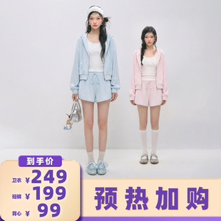 【加购！预热3月26日】SOMESOWE 华夫格连帽卫衣/短裤/背心