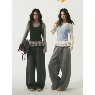 SOMESOWE 两件式针织背心套装