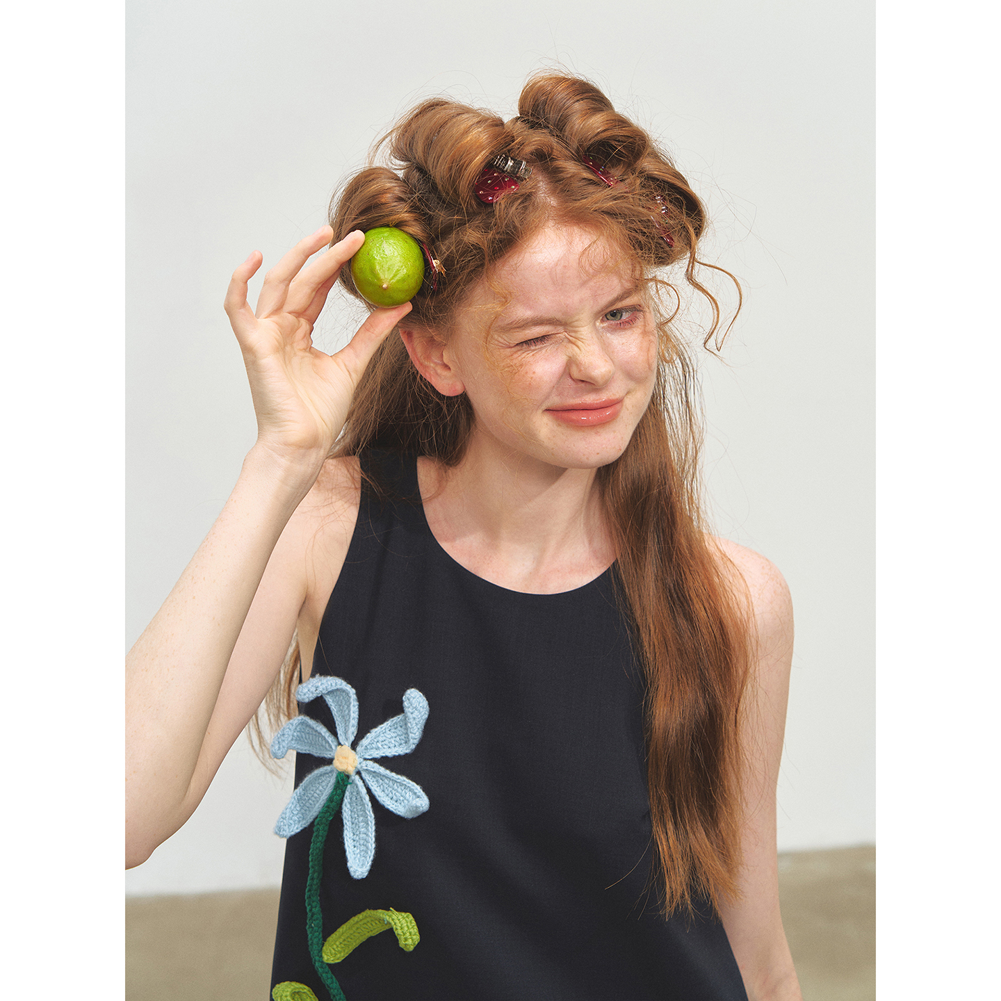 SOMESOWE原创手钩花背心连衣裙