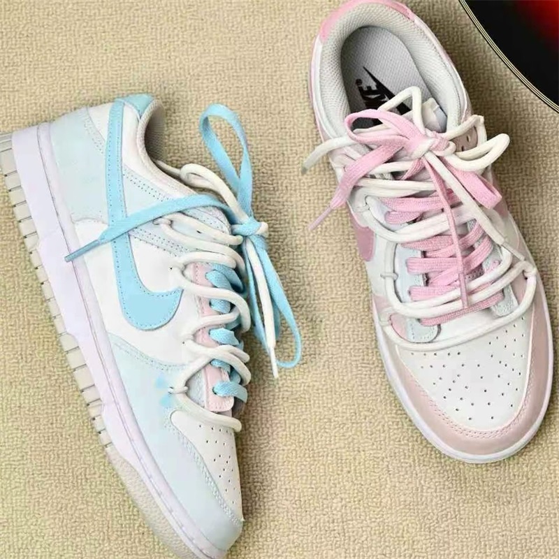 【定制球鞋】蓝粉甜心 耐克 NIKE DUNK LOW 男女低帮潮流百搭板鞋