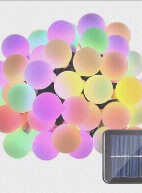 New Crystal ball LED Solar Lamp Power LED String Fairy