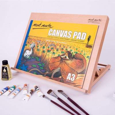 Table top multi-functional drawing board easel wooden