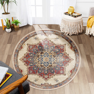 Circular living room carpet Nordic bedroom bedside mat地垫