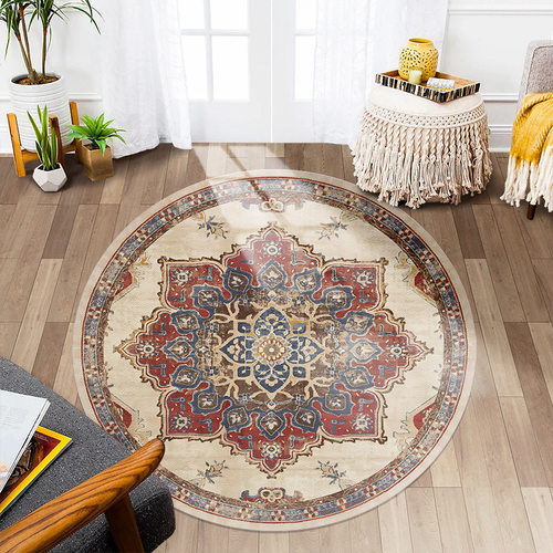 Circular living room carpet Nordic bedroom bedside mat地垫