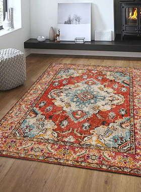 Persian exotic feng shui crystal velvet carpet floor mat地毯