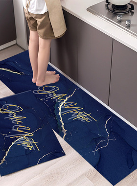 Kitchen long strip floor mat, bathroom floor mat厨房长条地垫