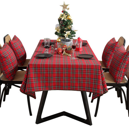 New Christmas tablecloth fabric ins style table cover cloth