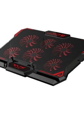 Gaming Laptop Cooler 6Fan Led Usb Notebook Cooling Pad