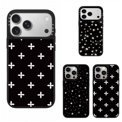 CASE潮牌华强北满天星星黑花园白十字花苹果壳小众适用iPhone17promax手机壳16promax保护套15防摔14磁吸1312