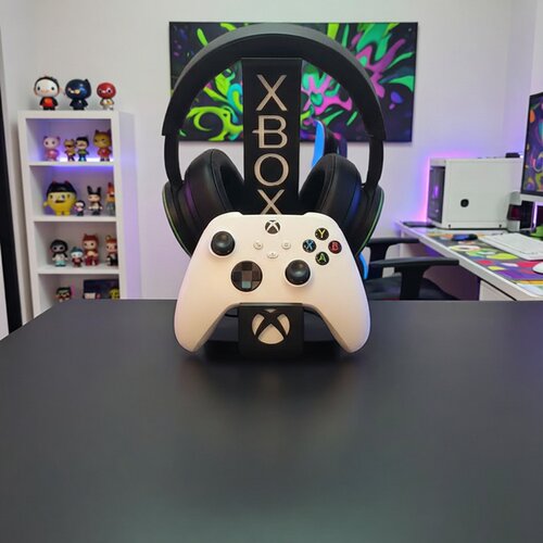 Xbox耳机支架手柄二合一卧室室内网红桌面游戏手柄di展示支架底座