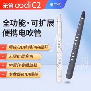 新款无笛C2电吹管无笛电吹管乐器初学娱乐电子萨克斯笛子