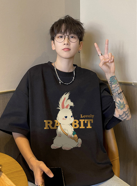 BDLS工作室文艺男女店港风情侣款230g重磅纯夏季短袖t恤男半袖男