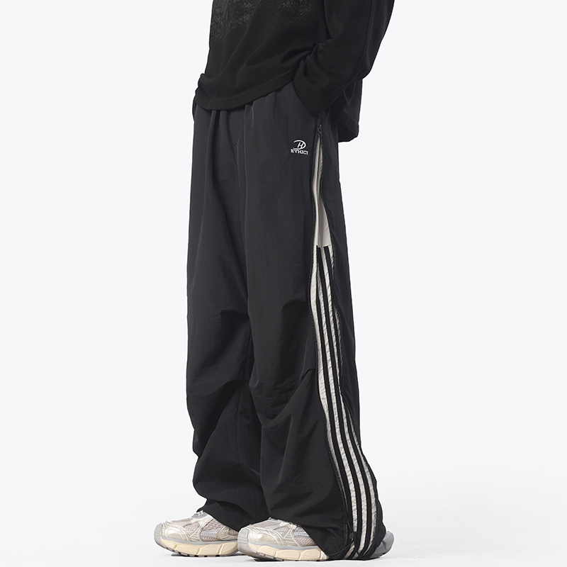 BDLS工作室文艺男女店港风情侣款冲锋裤降落伞兵裤休闲裤长裤子潮