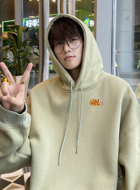 BDLS工作室文艺男女店港风情侣款连帽卫衣男帽衫男女外套情侣装潮