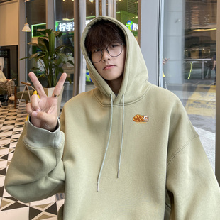 BDLS工作室文艺男女店港风情侣款连帽卫衣男帽衫男女外套情侣装潮