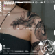 之美 新中式 墨海龙吟 龙舞乾坤半甲古风大图男女纹身贴 tattoo
