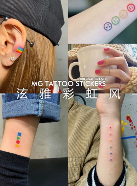 美人痣泪痣韩风简约可爱纹身贴