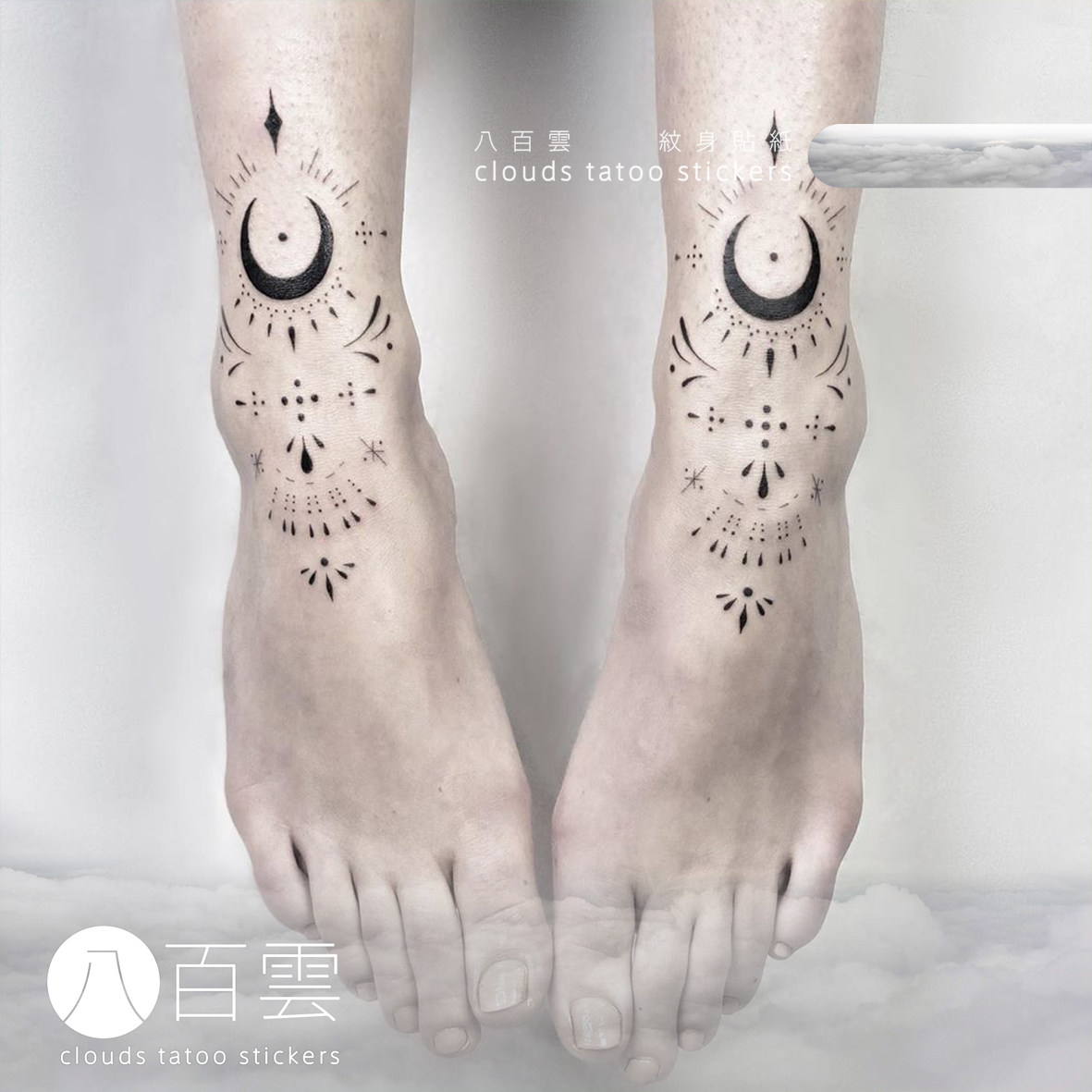 MG tattoo 异域图腾 唯美脚背腿部图案旅行度假夏日性感纹身贴纸
