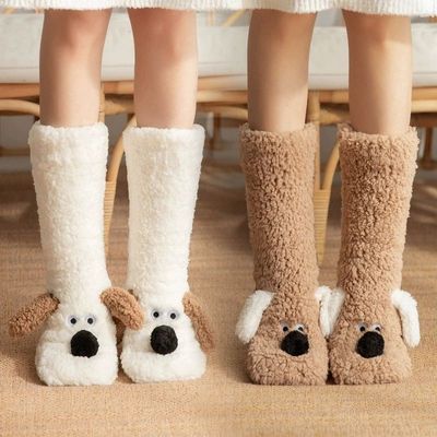 Cute Socks Adults Sleeping Socks Winter Snow Home Maternity