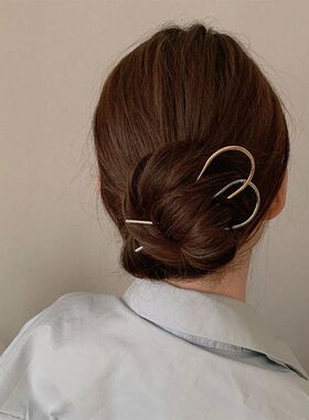 Simple U Shape Hair Clips Bobby P for Women Metal Bobby P Ba