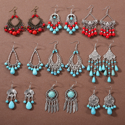 Earrings Retro Minority Style Eardrop Personality Temperamen