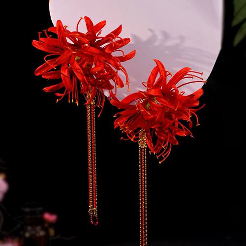 Equinox Flower Clip Hairpin Chinese Style Retro Headware Wed