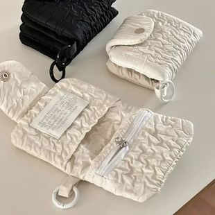 1 Pc Simplicity Card Purse for Women GirlChic Beige Black Co