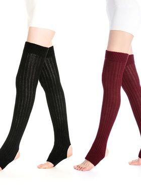 Leg Warmers Women Sexy Socks Over Knee Stockings Winter Warm
