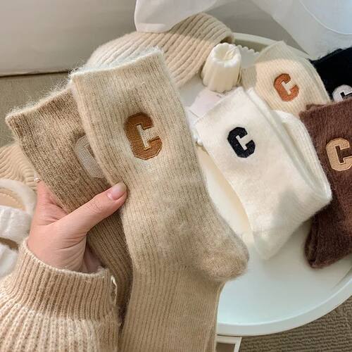 Women Wool Socks Warm Winter Thick Cashmere Casual JapaneseS