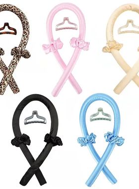 1-2Set Woman Heatless Curling Rod Heatless Hair Curls Headba