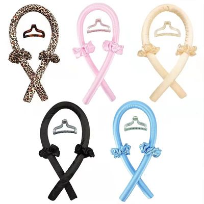 1-2Set Woman Heatless Curling Rod Heatless Hair Curls Headba