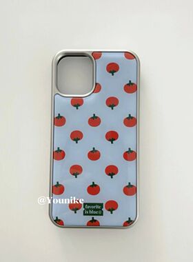 Ins Full Screen Totatoes Summer Blue Phone Case For iPhone 1