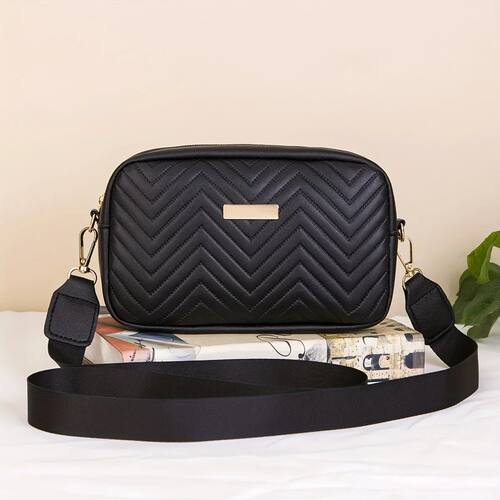 Minimalist Mini Fashionable Quilted Crossbody Bag Wallet, Tr