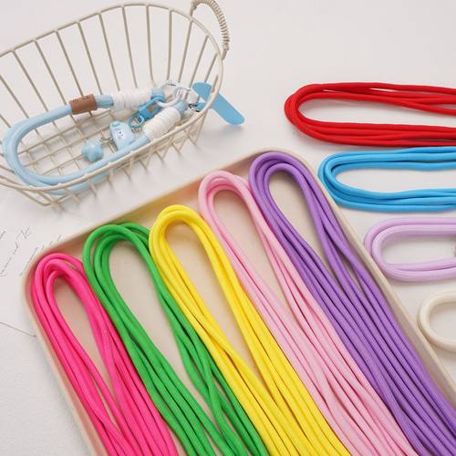 5M 5mm Colorful Rope Polyester Cord For Making Bracelets Key