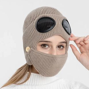 Warm Hat Ear and Protectio Glasses Winter Aviator Autumn New