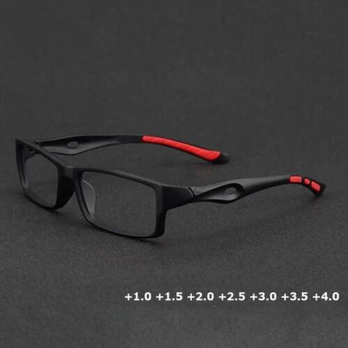 TR90 Sports Reading Glasses for Men Women Office Anti Blue L