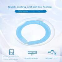 Collar Tube Neck Cooler Ice Pack Reusable Neck Cooling Ring thumbnail 8
