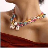Gold Color Heart-Shaped Necklace For Women Trendy Multi-Laye thumbnail 7