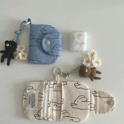 Cute Student Coin Purse Card Simplicity Floral KoreanWallet