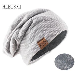 Women Hat Solid Knitted Autumn And Men For Bonnet Fashion