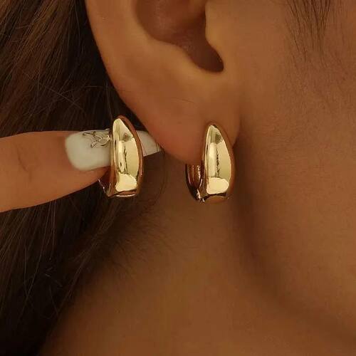 925 Sterling Silver Small Hoop Earrings for Women Vintage Si